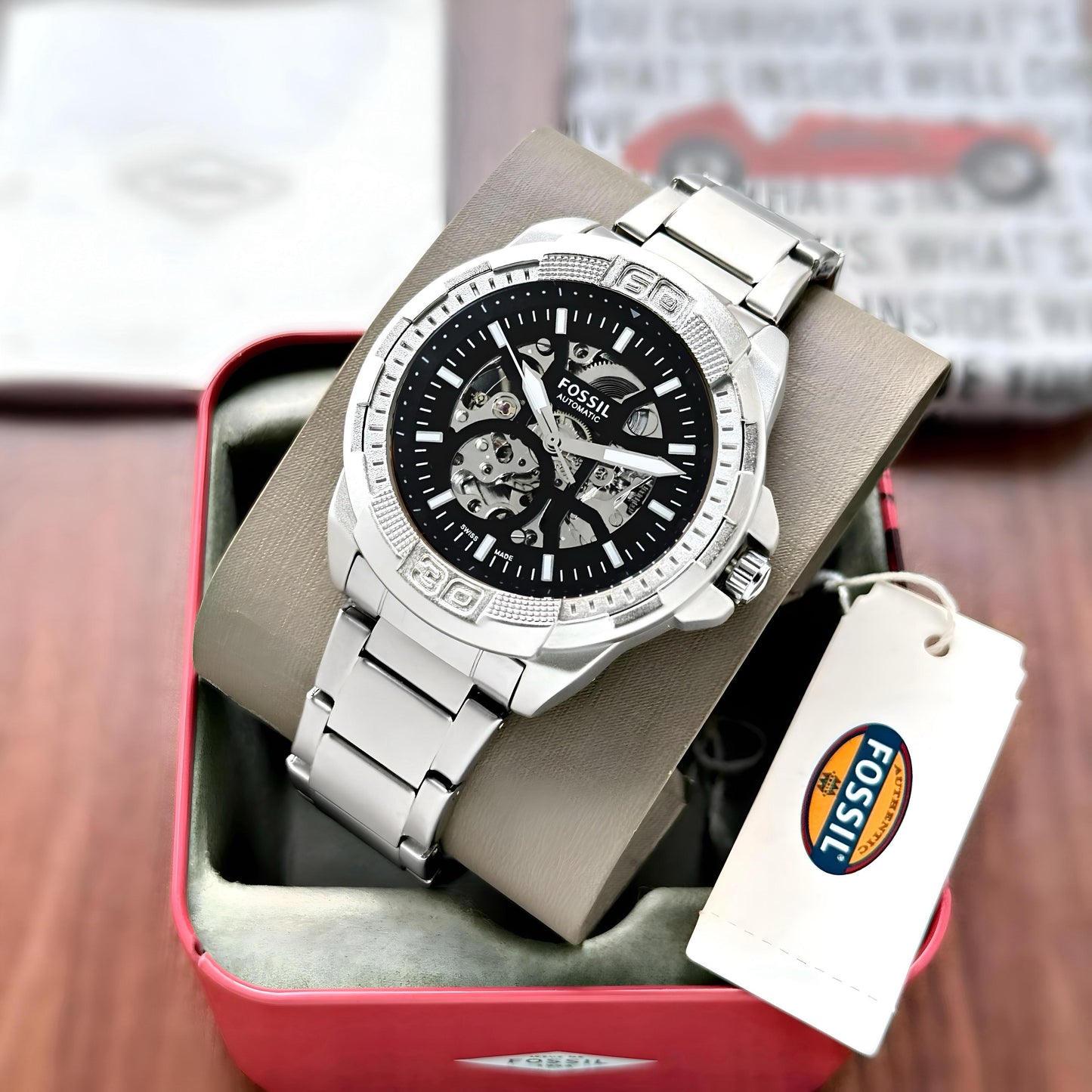 *Fossil Silver Bronson Automatic Original Model Series Now Available* 💯