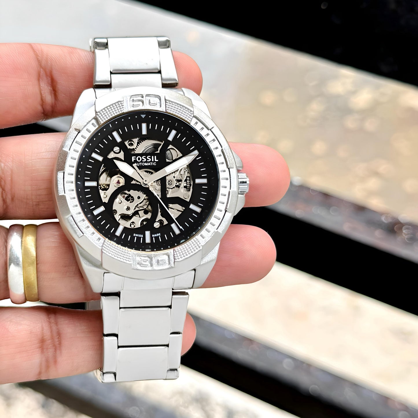 *Fossil Silver Bronson Automatic Original Model Series Now Available* 💯